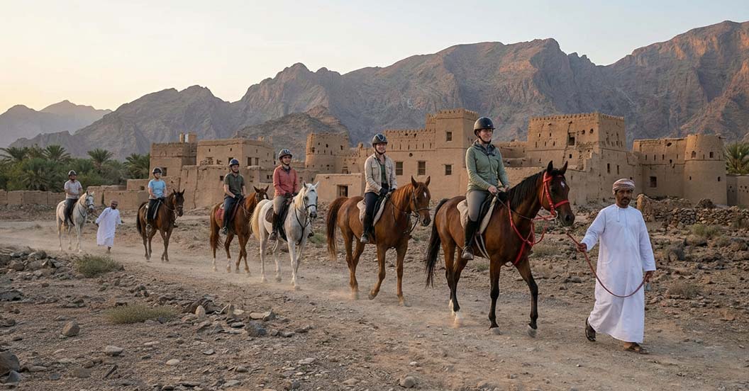 Al Hamra Horse Riding Oman