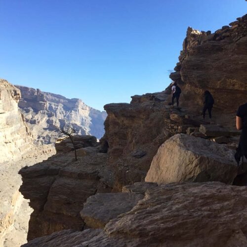 Caminata del Balcón – Gran Cañón de Jabal Shams