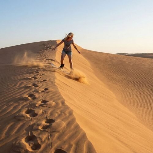 Sandboarding en Omán