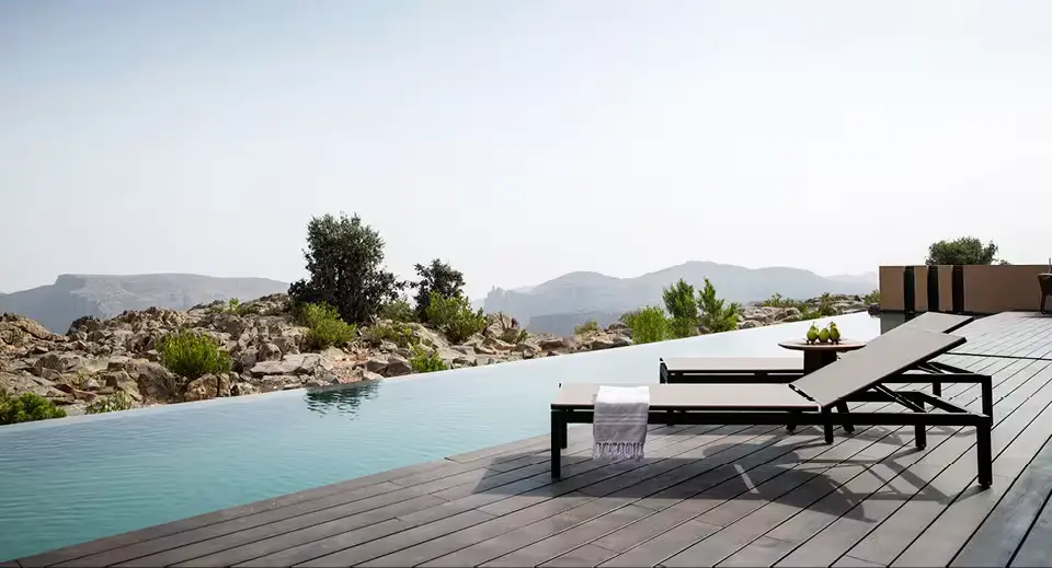 Private Pool at Anantara Jabal Akhdar's One Bedroom Cliff Pool Villa